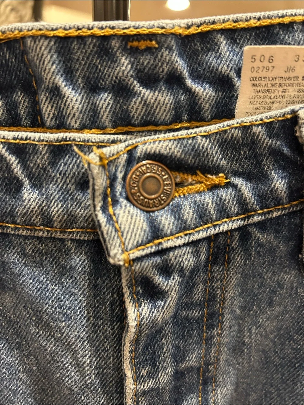 Levi's Men's Straight Leg Blue Denim Jeans